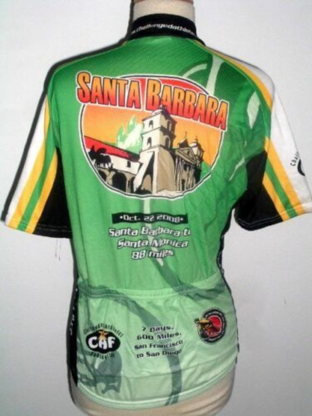 SANTA BARBARA MISSION SANTA MONICA cycling jersey SQUADRA VINTAGE